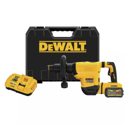 DEWALT DCH832X1 60V MAX 15 lb Cordless SDS Max Chipping Hammer Kit (9 Ah) New