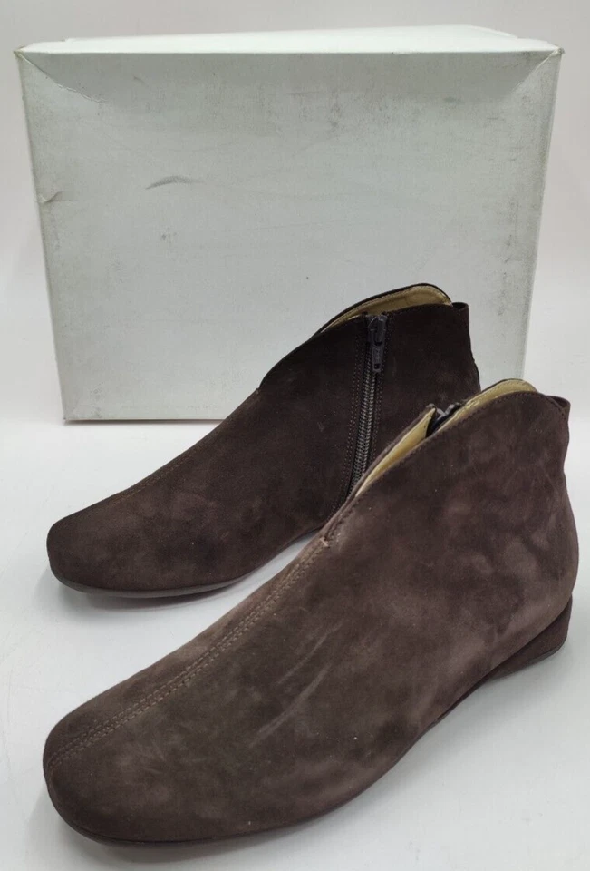 Stiefeletten 36 Echt Leder Hassia Damen Schuhe Braun Halbhoch Premium Weit G 2 - Bild 2 von 4