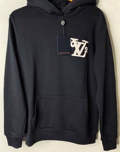 Louis Vuitton Hoodie LV2 ICON Hoodie Black S Men Italy *NEW* | eBay