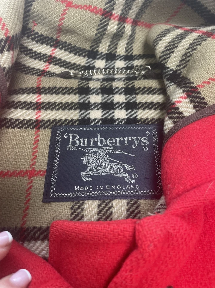 85. Burberry London специальности спортивная переключатель Mercey шерсти бушлат куртка винтажный M - Изображение 2 из 4