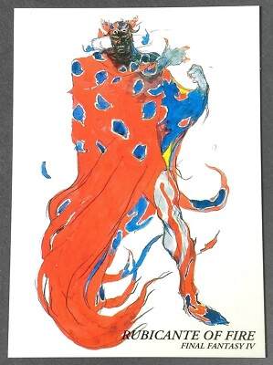 Rubicante of Fire Final Fantasy 4 Art Museum Card 1st Ed #043