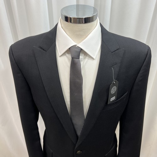 M&S Navy Suit Wool Blend Tailored Fit Autograph Exclusive C42M W38 L31 - Picture 6 of 15