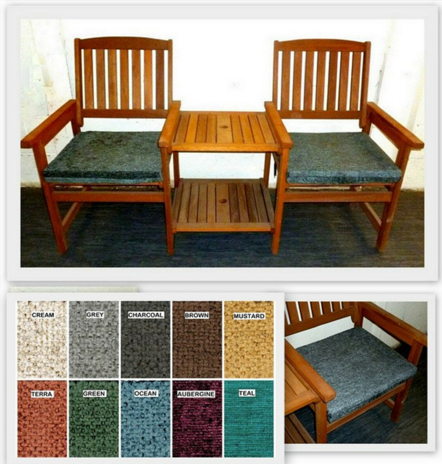 chenille chair cushions