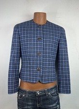 Pendleton 100 Pure Virgin Wool Made In USA Women  s Size 10 Blue Blazer