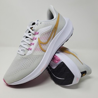 Nike Air Zoom Pegasus 39 Women's Size 9 White Wheat Gold DH4072-104 