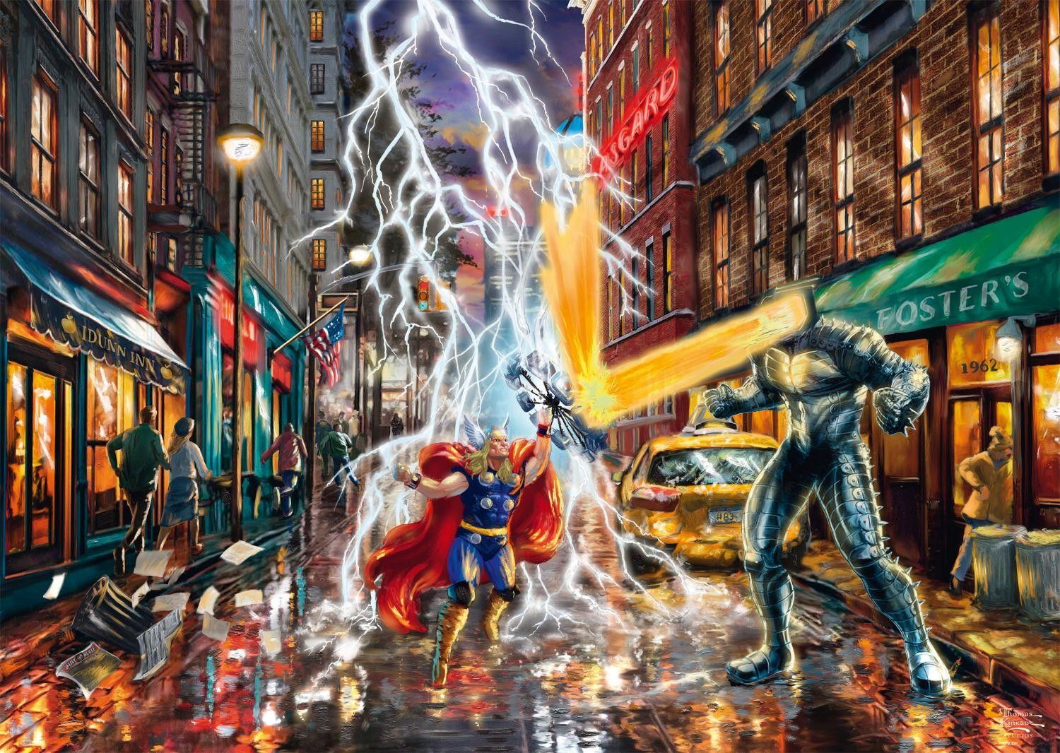 Schmidt Kinkade Marvel Thor Jigsaw Puzzle (1000 Pieces)