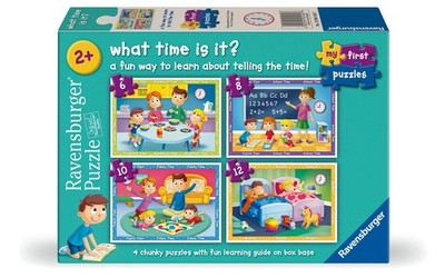 Time Jigsaw Ravensburger What's The Time - My First Jigsaw Puzzles for Kids Age 2 ...