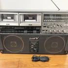 SHARP GF-888 Searcher-W Double Cassette Boombox Ghetto Blaster Vintage Japan