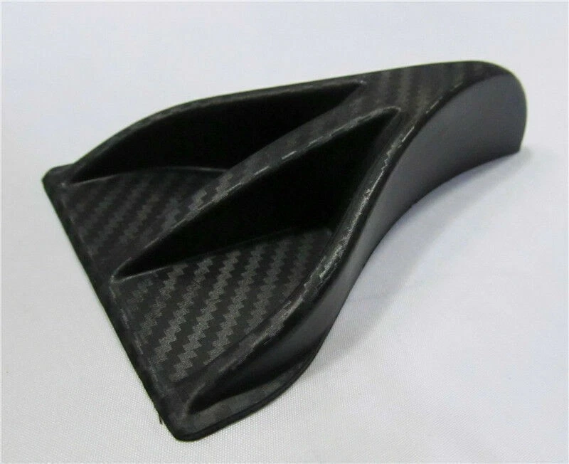 8x Alerón de aleta de tiburón generador vórtice estilo fibra de carbono para maletero de techo de coche Foto 3 de 4