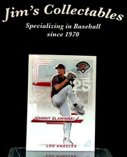 Johnny Slawins #27 2025 Panini Prospect Edition Prospect  Holo Silver Prizm