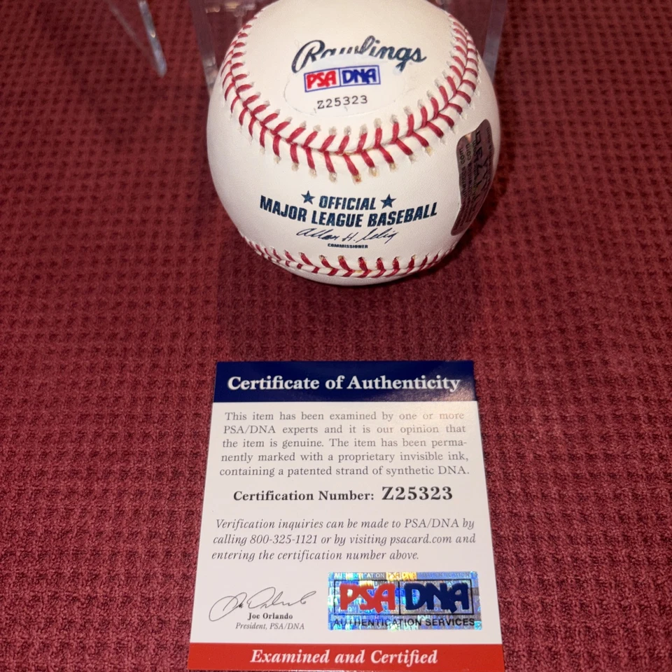 Denny McLain Autographed Signed Baseball - MLB Tigers Inscribed MVP 68- PSA/DNA - Image 3 of 4