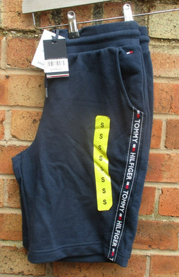 Tommy Hilfiger Herren Sweat Shorts Taschen Kordelzug klein 30'' Taille marineblau