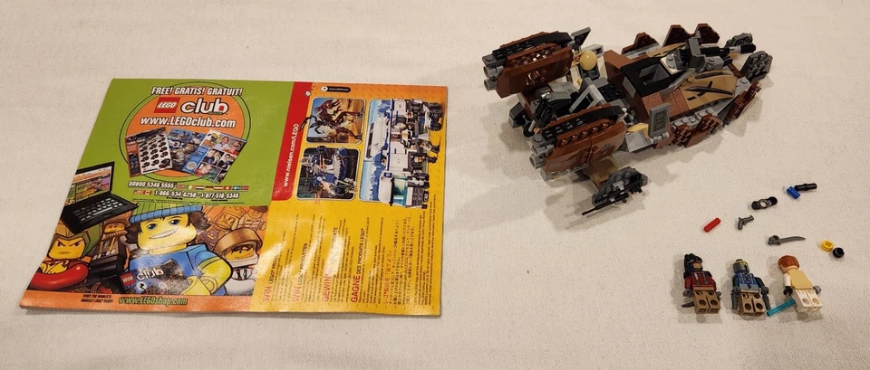 Lego 7753 Pirate Tank - Star Wars: Clone Wars - Hondo - Open, Damaged Inst - Image 2 of 4