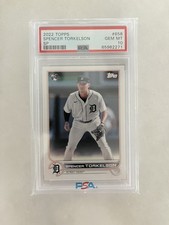 2022 Topps Series 2 SPENCER TORKELSON Rookie RC SP PSA 10 GEM MINT #658 (408)