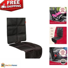 Waterproof Baby Car Seat Protector with Thick Padding and Storage Pockets