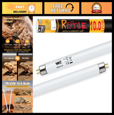 18W UVB 10.0 Reptile Light Bulb 2 Pack - UVA UVB Fluorescent Lamp for Lizards, A