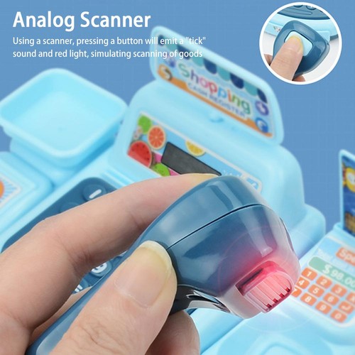 Interactive Kids Cash Register with Scanner & Sound Effects❀ H8C2 - Picture 1 of 12
