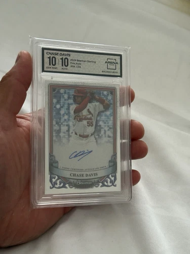 2024 Bowman Sterling Chase Davis PROSPECT Auto #PA-CDA CGC 10 Gem Mint