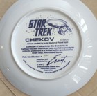 Ernst Star Trek Chekov Limited Edition Porcelain Collector Plate — photo 2