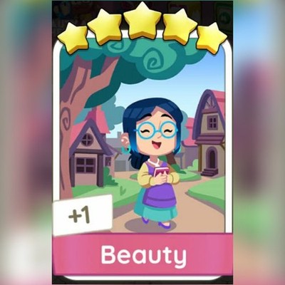 1 x Beauty 5  Aufkleber Monopoli_Go! - Topseller (SCHNELLER VERSAND) 