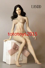 UANDD 1:6 Seamless Slim Large Flexible Female Figure Body Fit 12''Head Model Toy