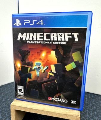 Minecraft - Playstation 4 Edition (PlayStation 4, 2014, PS4, Mojang) Tested!