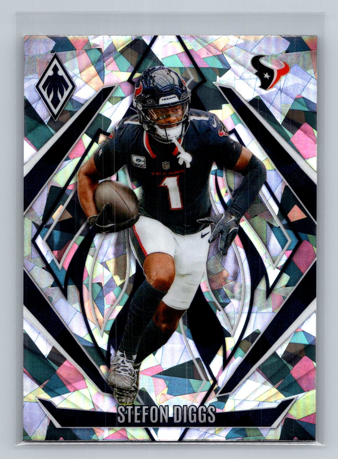 2024 Panini Phoenix Stefon Diggs #129 Ice Houston Texans