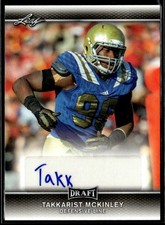 Takkarist McKinley Rookie Auto Leaf Draft Autographs 2017 #A-TM1