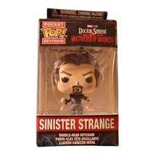 Funko Pop Llavero Doctor Extraño Siniestro Extraño Figura Nuevo Marvel