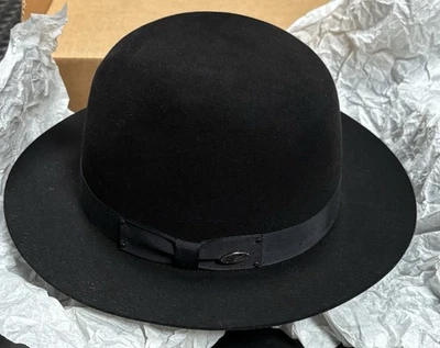 Bailey of Hollywood Draper 6115 Fell Filz Fedora Hut schwarz Medium Made in USA - Bild 1 von 4