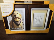 Pet Remembrance Shadowbox Frame - Customizable Pawprint and Photo Holder