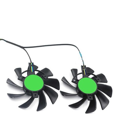 For RX570 RED DRAGON Graphics Card Cooling Fan T129215BU Left+Right fan