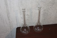 VERRERIE LABORATOIRE LOT 2 FIOLES BECHERS 2x 500 cm3 PROLABO
