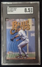 1997 Topps Finest DEREK JETER #15 Blue Chips SGC 8.5 NM-MT+ Bronze Common B26 