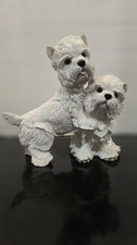 COUNTRY ARTISTS Vintage West Highland Terrier Pair Hand Crafted England