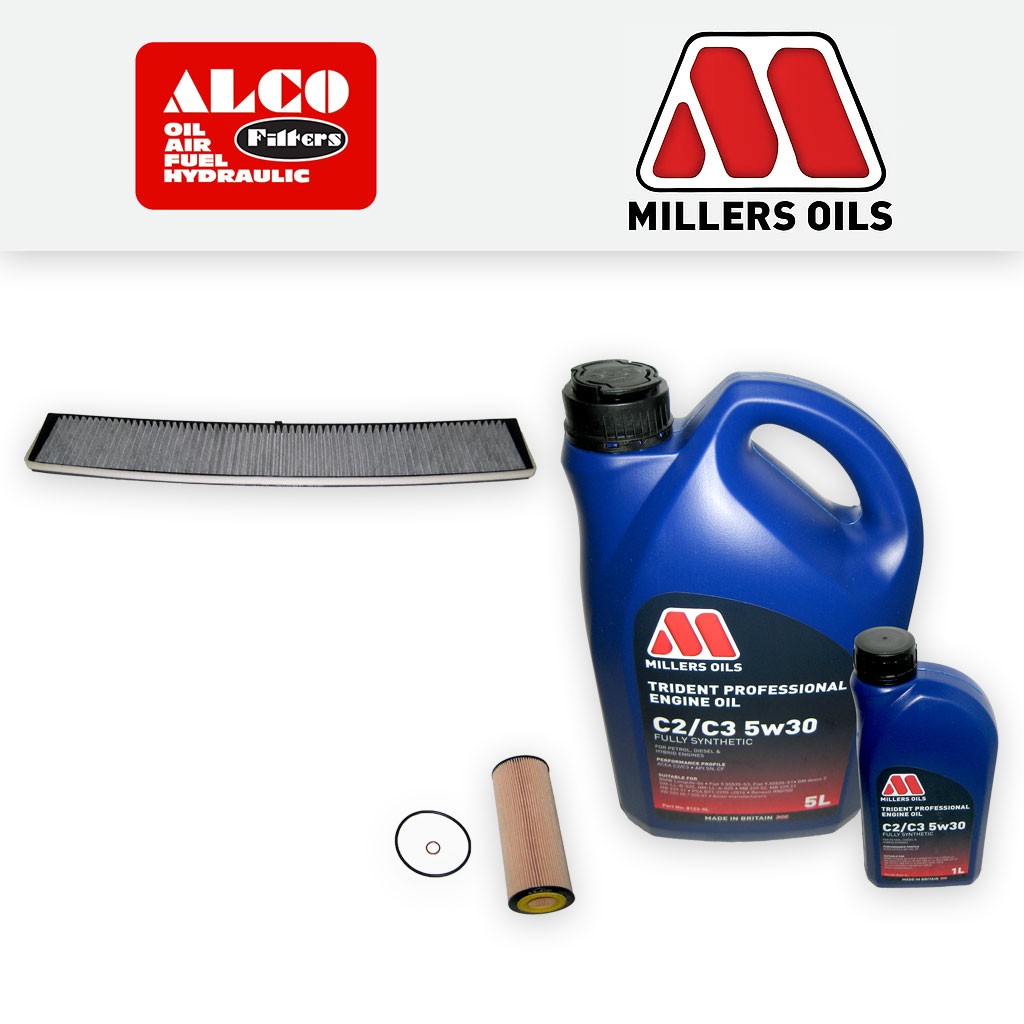 SERVICE KIT for BMW 3 SERIES E46 318D 320D M47 OIL CABIN FILTER +OIL (2003-2005)