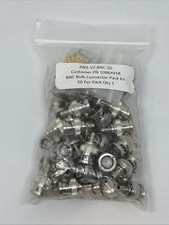 BNC Bulk Connector Pack Kit - 50 Connectors - Brand New
