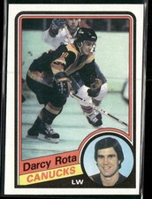 1984-85 Topps #139 Darcy Rota Vancouver Canucks