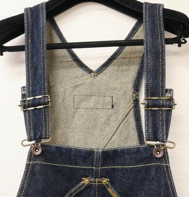 IRON HEART 805 21oz Denim Selvedge Double Knee Overalls Indigo