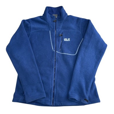Jack Wolfskin Mens Fleece Walking Hiking Outdoor Winter Warm Blue Nanuk 200 XL