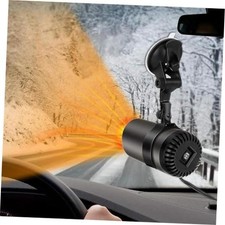 12V 150W Portable Car Heater for Vehicle, Fast Heating and Cooling Fan Black