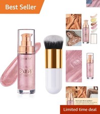 Body Glow Oil Kit for women,Face and Body Luminizer Bronze Drops,Long Lasting...