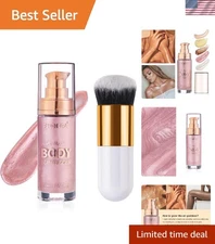 Body Glow Oil Kit for women,Face and Body Luminizer Bronze Drops,Long Lasting...