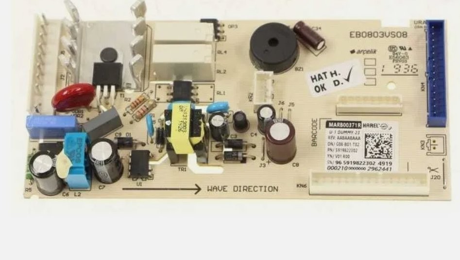 Platine de contrôle pour réfrigérateur Beko 5919822302 carte électronique