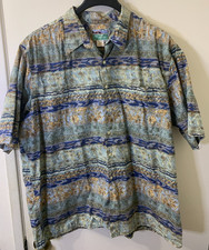 Vintage Reyn Spooner Traditional Hawaiian Mix Pattern Print Button Shirt XXL