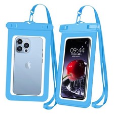  Up to 6.9" 2 Pack Waterproof Phone Pouch Case,Waterproof Phone Bag for iPhone