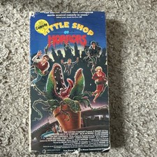 Little Shop of Horrors VHS 1987 Vintage Horror Comedy Steve Martin Rick Moranis