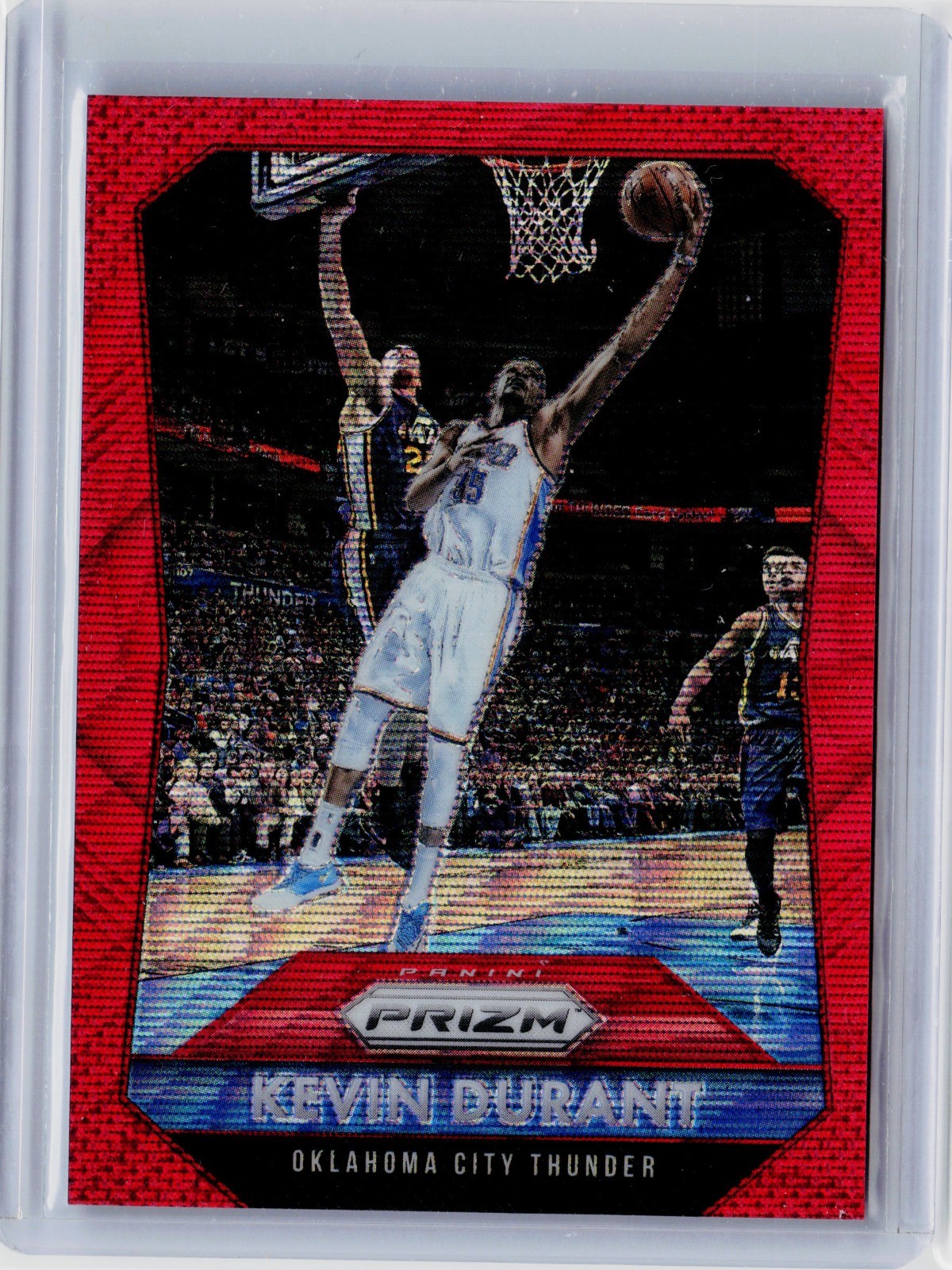 2015-16 PANINI PRIZM PRIZMS RUBY WAVE #96 - KEVIN DURANT #ED 127/350