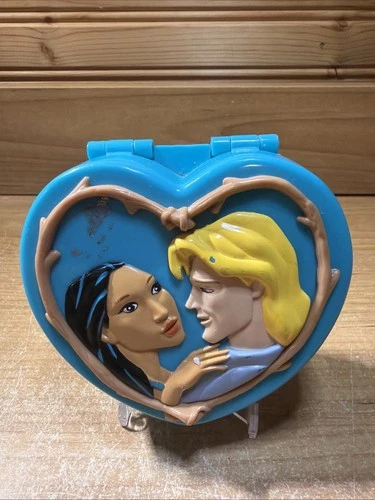 Vintage Polly Pocket 1995 Disney Pocahontas Playset Compact Bluebird Incomplete