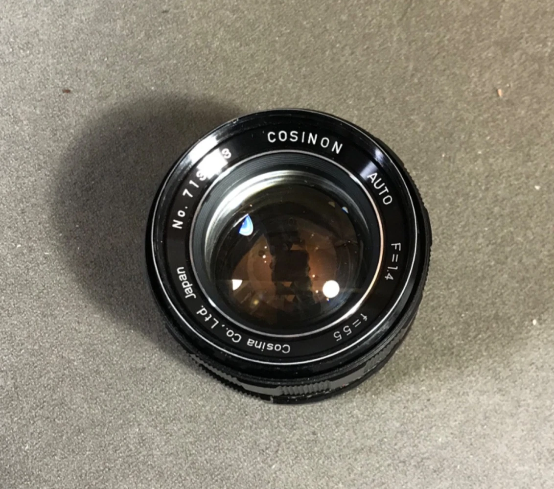 w*4様 219 コシナ COSINA COSINON AUTO 55mm F1 Cosina f/1.4 Camera Lenses for sale | eBay